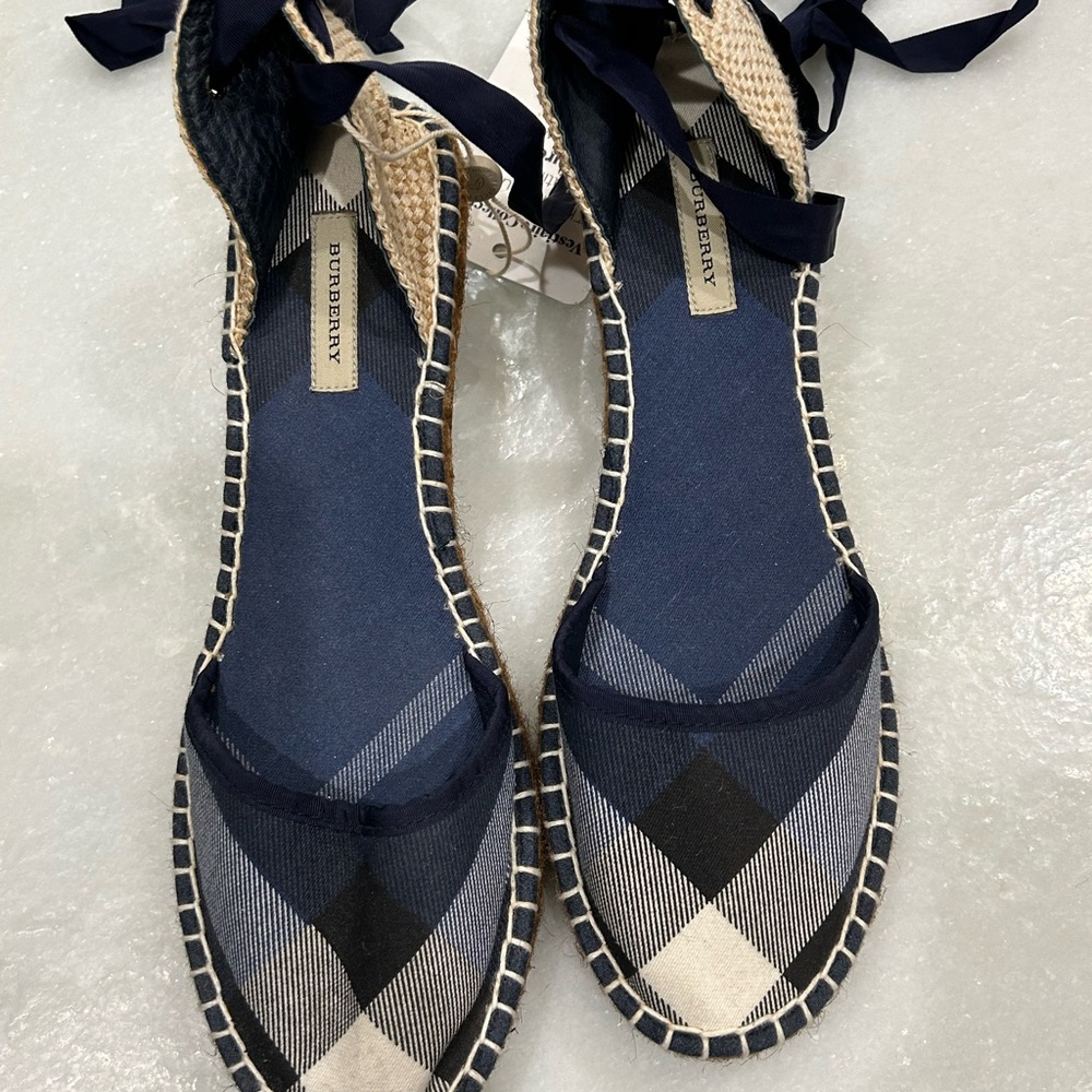 Burberry espadrille sandals